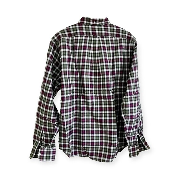 Gap Men’s Flannel Plaid Button Down Long Sleeve Shirt M, Cotton - Picture 2 of 9